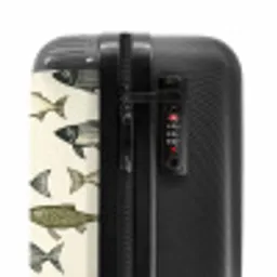 Vissen - Klassiek - Groen NBS - Handbagage koffer - Volwassenen Unisex middel -slot