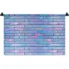 Paars - Blauwe - Muur Wandkleed katoen klein 269 -zz3d