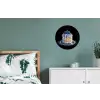 Pannenkoeken - Blauwe Bessen - Bord Wandcirkel aluminium klein -slaapkamer