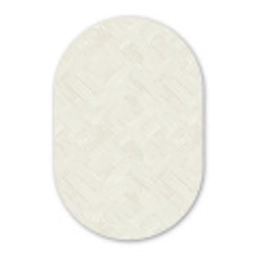 Textuur - Abstract - Beige Wandcirkel Ovaal Forex klein 630 -3d