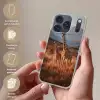 Giraffen - Hoog gras - Acaciabomen Telefoonhoesje iPhone 17 Pro klein -sfeer3_NL
