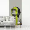 Vrouw - Bril - Verf fotobehang vinyl groot -woonkamer
