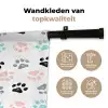 Paw - Pattern - Color Wandkleed katoen klein 269 -sfeer2