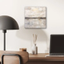 Landschap - Horizon - Natuur - Abstract - Neutraal aluminium wit klein -sfeer5