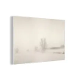 Boom - Mist - Sneeuw - Winter - Minimalistisch forex 5mm xxl -3d