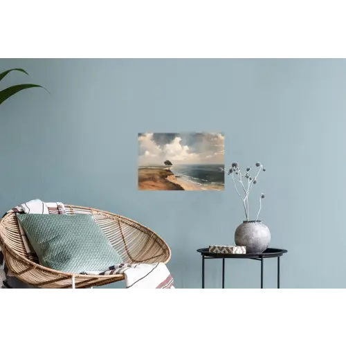 Klif - Zee - Boom Muursticker klein -plant