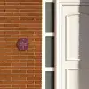 Bordeauxrood - Sierlijk Naambord Hexagon klein -sfeer3-hexagon-XS