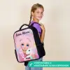 Meisje - Eenhoorn - Roze Rugzak - Zwart middel -sfeer6_NL