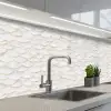 Schubben - Wit - Elegant keuken achterwand 2 middel 871 -3d_schuin