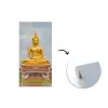 Boeddha - Buddha beeld - Goud - Religie fotobehang vinyl groot -3d