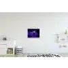 Koraal - Vis - Oranje - Zee textielposter latten blank klein -kinderkamer