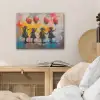 Graffiti - Kinderen - Street art - Ballon - Banksy PET vilt klein -sfeer3