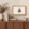 Christmas Season - Kerst - Kerstboom - Roze Light Box met kabel (Tafellamp) klein -sfeer2