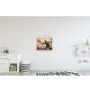 Street art - Man - Bloemen - Rood - Graffiti - Banksy textielposter latten blank klein -kinderkamer