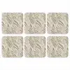 Textuur - Reliëf - Beige onderzetter kurk middel 366 -3d