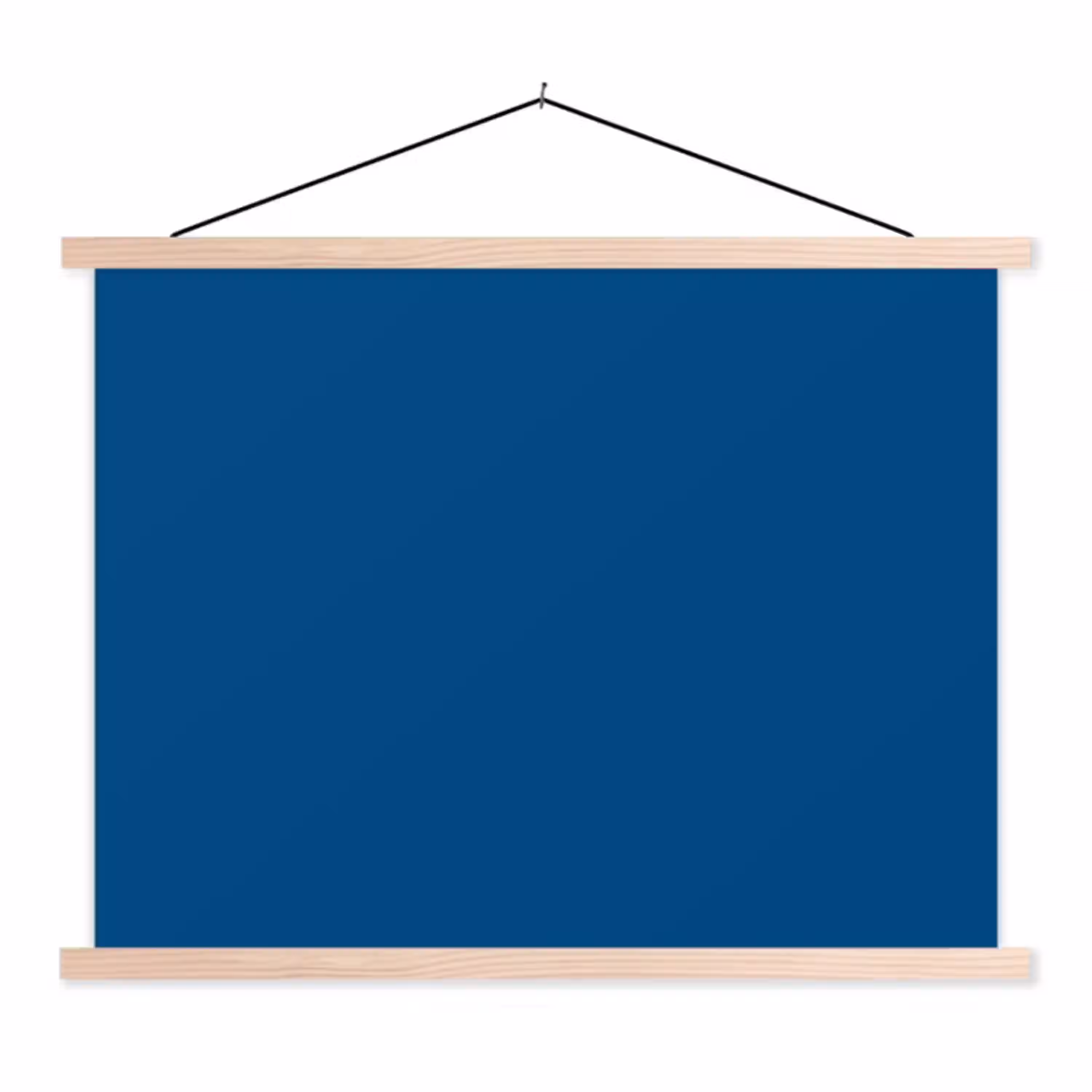 Free - Groove - Blauw textielposter latten blank klein 122 -3d