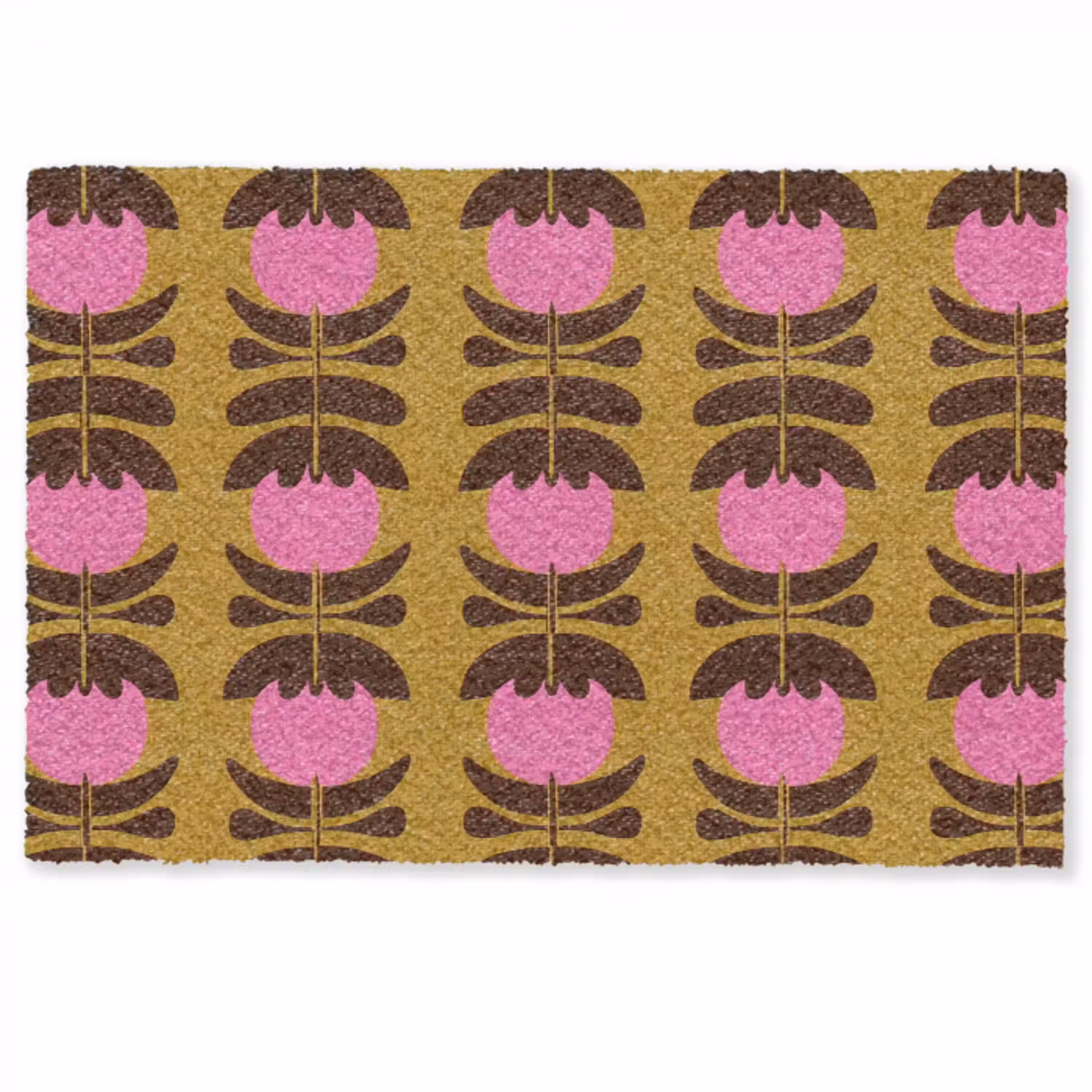 Abstract - Bloemen - Roze Deurmat klein 898 -zkaufland3d