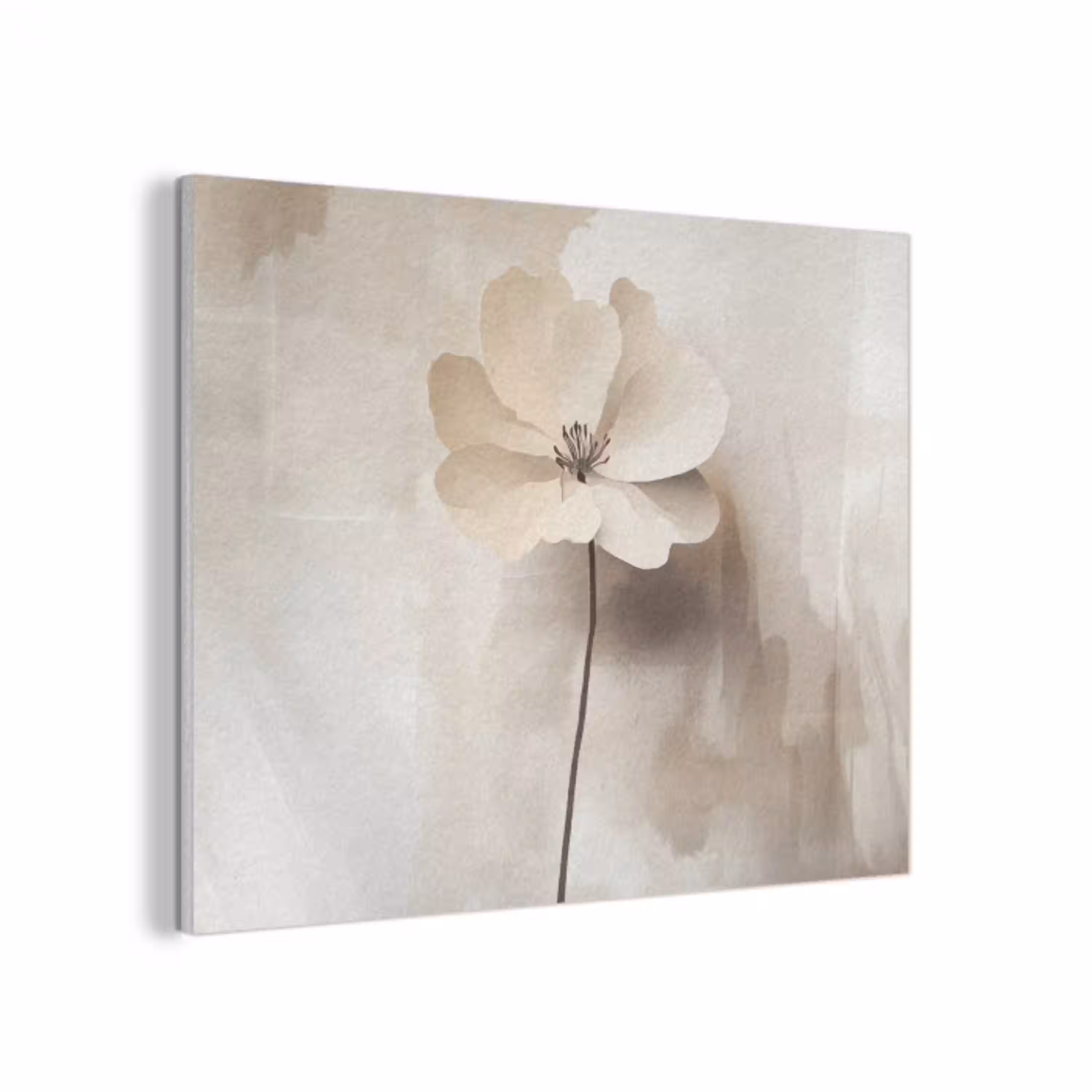 Bloem - Beige - Verf - Schaduw PET vilt klein -3d
