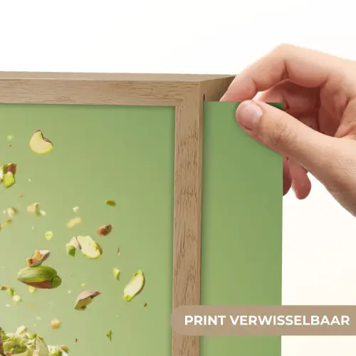 Pistache - Taart - Noten - Eten Light Box met batterij (Wandlamp) middel -USP_websiteprintNL