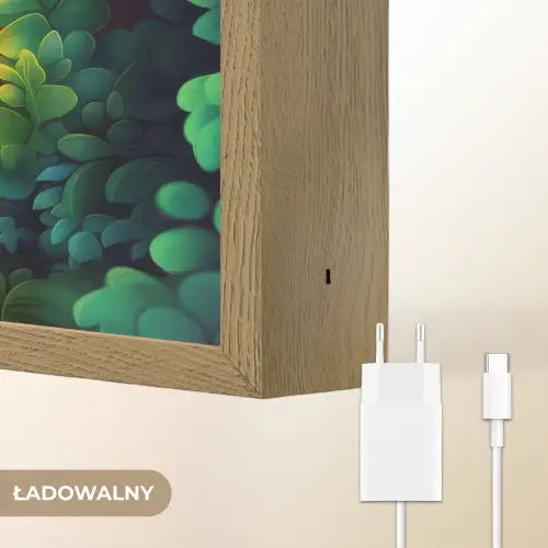 Dieren - Jungle - Giraf - Olifant - Aapje Light Box met batterij (Wandlamp kind) middel -USP_websiteoplaadbaarNL