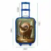 Coconote Elephante Kinderkoffer - Blauw klein -productfoto_formaten