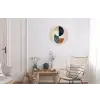 Cirkels - Abstract - Kleurrijk Wandcirkel aluminium klein -woonkamer
