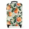 Vintage fruit - Perzik NBS - Handbagage koffer - Kinderen Unisex middel -productfoto_recht