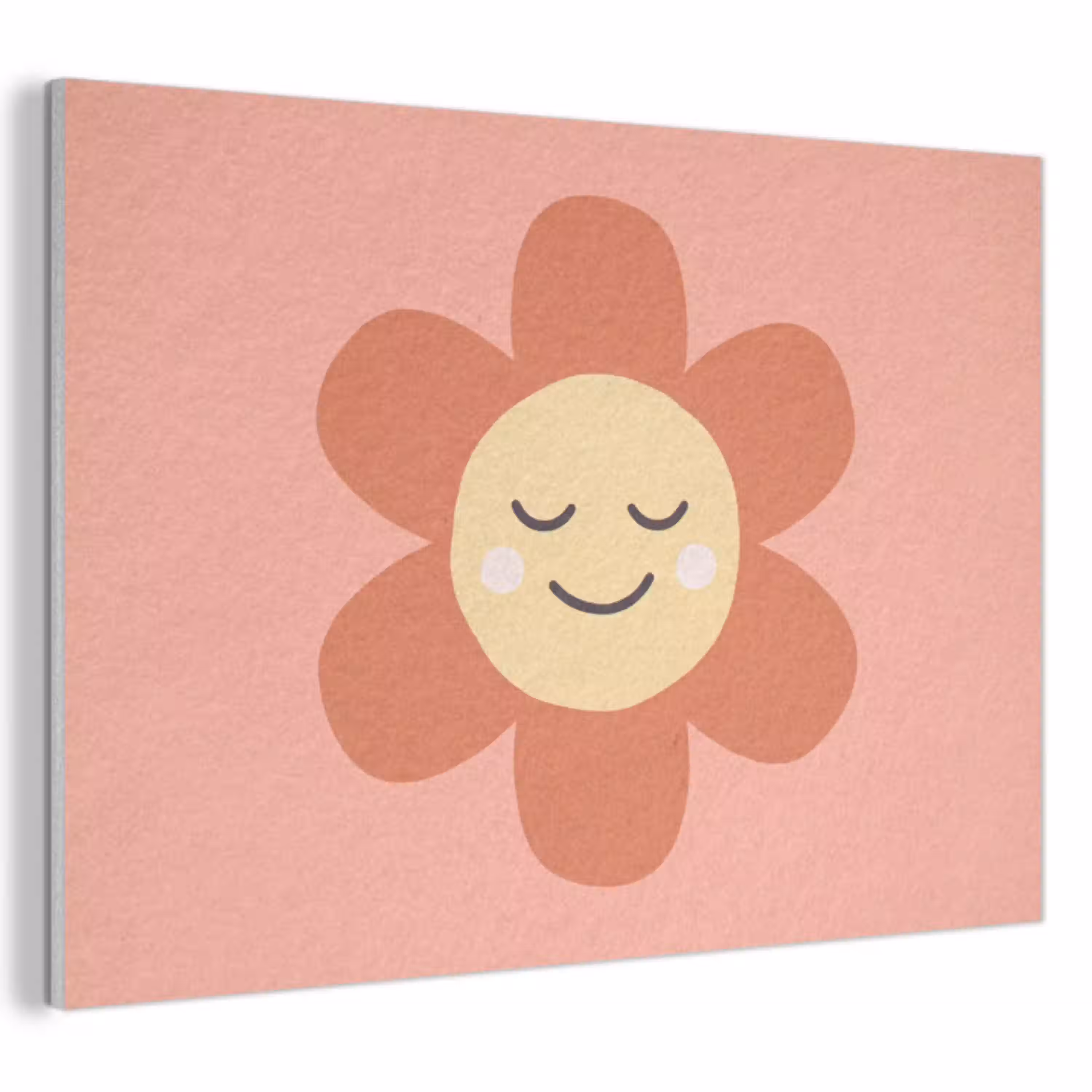 Bloemen - Tekenfilm - Kind - Roze PET vilt klein -3d