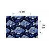 Vissen - Bloemen - Blauw Placemat vinyl groot 368 -specs