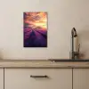 Lavendelveld - Quote - Zonsondergang KitchenYeah - Keuken - Canvas klein -sfeer2