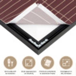 Lijnen - Patroon - Bordeaux Textielframe zwart klein 947 -USP_feed_closeupNL