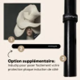 Modern - Vrouw - Hoed Inductie beschermer vinyl 3mm middel -zzzzzzz-induclip_FR