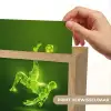 Voetbal - Groen - Omhaal Light Box met kabel (Kinderlampje) klein -USP_websiteprintNL