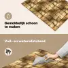 Geometrisch - Tegels - Goud Inductie beschemer met haakjes klein 777 -ky-schoon-nl