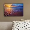 Zee - Strand - Zonsondergang - Wolken - Horizon canvas 2cm klein -sfeer3