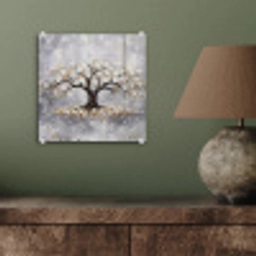 Boom - Bloemen - Natuur - Abstract - Wit plexiglas 5mm klein -sfeer3