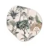 Inductie afdekplaat - Vintage - Jungle - Dieren - Natuur - Inductie beschermer Wandcirkel Organisch Aluminium middel -3d