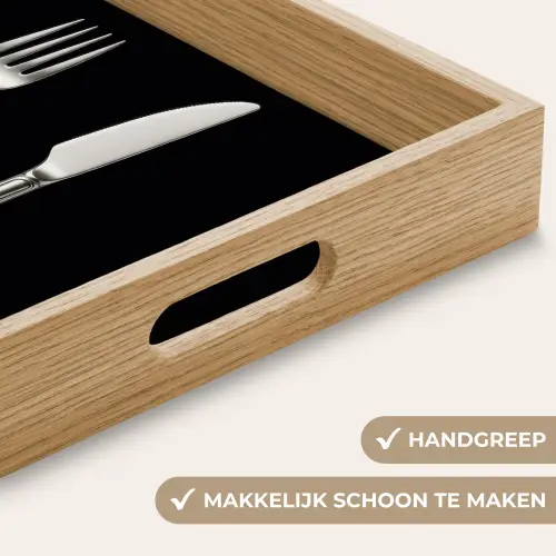 Bestek - Klassiek - Elegant Dienblad Rechthoek middel -USP_HandgreepNL