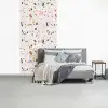 Terrazzo - Patroon - Kleurrijk fotobehang vinyl groot 64 -slaapkamer