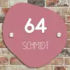 Oudroze - Modern Naambord Organisch middel -sfeer10