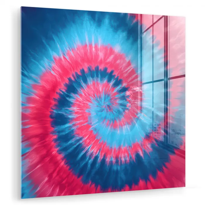 Spiraal - Roze - Draaiend plexiglas 5mm klein -zzzproduct_nieuw