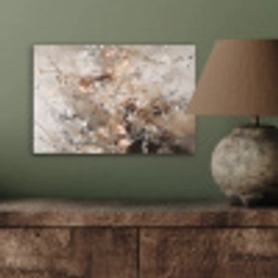 Amandelbloesem - Kunst - Van Gogh - Beige - Abstract aluminium wit klein -sfeer2