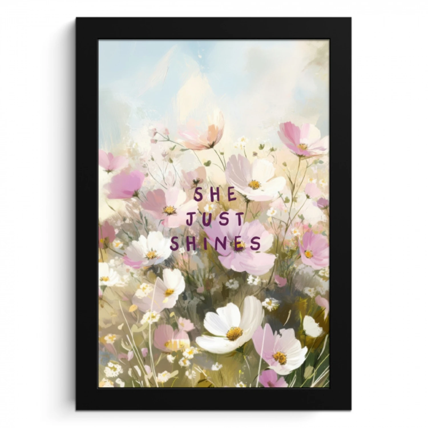 Quote - Bloemen - Schilderachtig KitchenYeah - Keuken - Fotolijst klein -3d