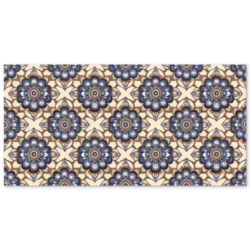 Floraal - Ornament - Blauw Balkonbeschermer Duitsland klein 596 -zz_3d