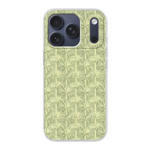Palmwoud - Tropisch - Groen Telefoonhoesje iPhone 17 Pro klein 878 -3d