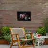 Bloemen - Vintage - Pastel - Zwart - Boeket Tuinposter op houten frame 2 cm dik klein -sfeer3