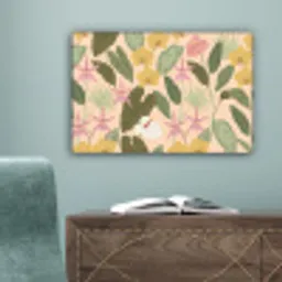 Patroon - Bloemen - Kleurrijk canvas 2cm klein -sfeer4