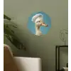 Eend - Koksmuts - Cute - Vogel Wandcirkel behangsticker klein -sfeer2