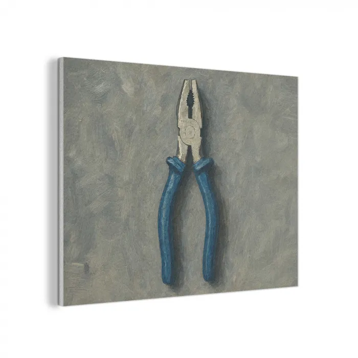 Tang - Schilderij - Textuur - Verf PET vilt klein -3d