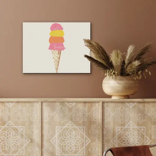 Schepijs - Hoorntje - Illustratie - Minimalistisch PET vilt klein -sfeer4
